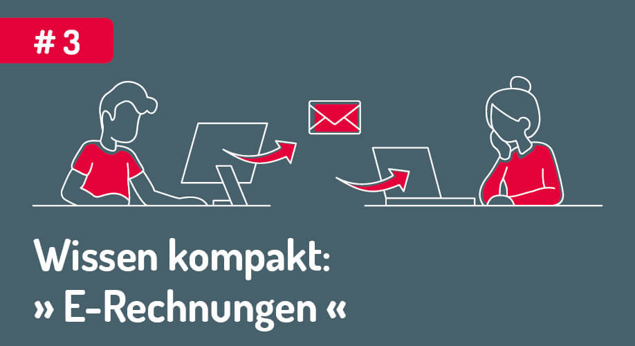 Was ist eine Leitweg-ID? Eine Person erhält einen virtuellen Brief am Rechner