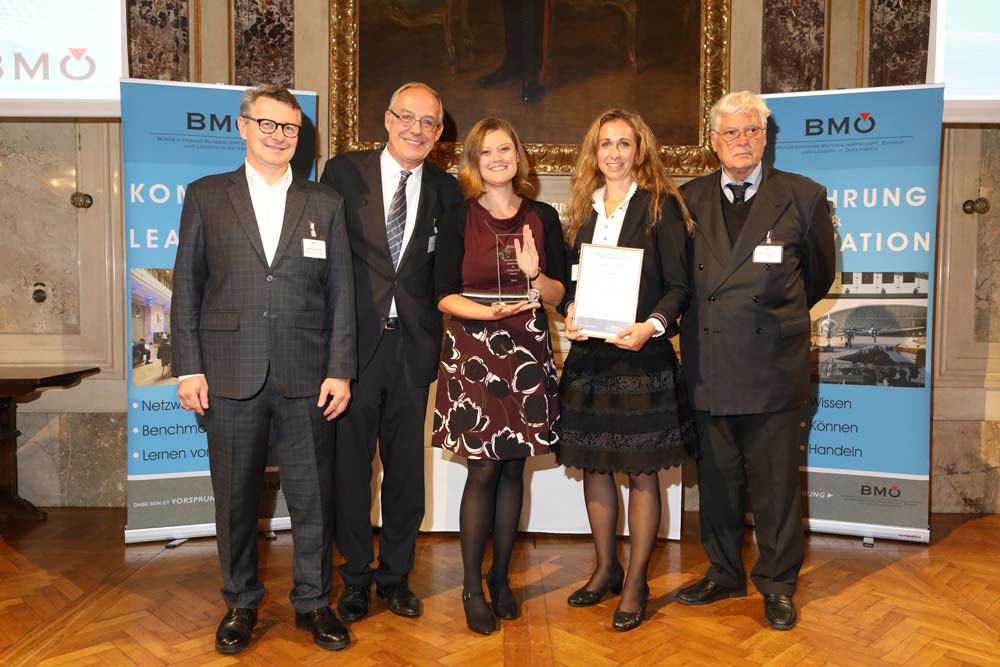 Photo: BMÖ / Veigl Fotografie | From left to right: Helmut Zsifkovits, Christian Haring, Claudia Pritz (AVL List), Sandra Hoch (AVL List), Heinz Pechek