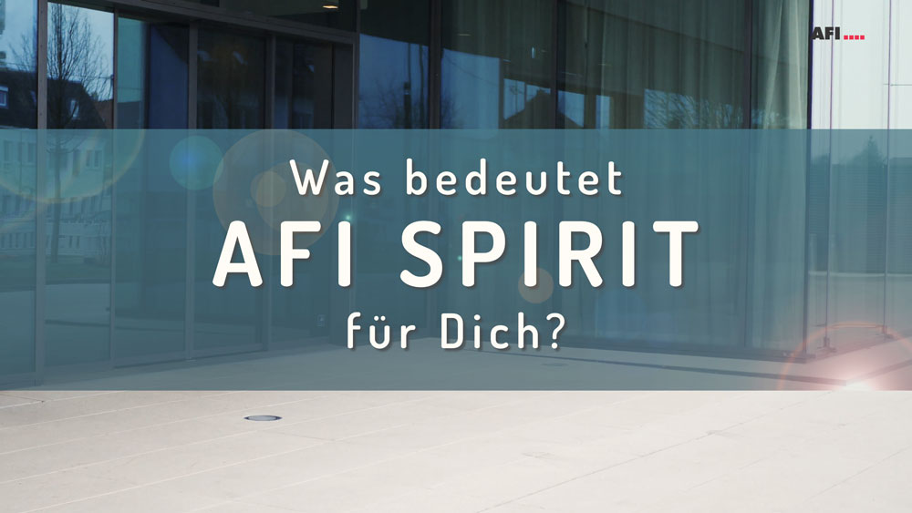 News AFI Spirit Video Eingang Firmengebaeude