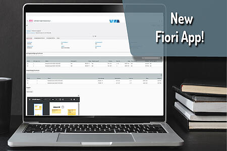 News | Tablet with AFI Confirmation Fiori App for price variances